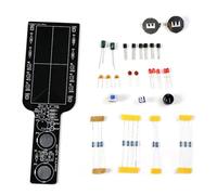 FTVOGUE Práctica de Soldadura del Equipo del Detector de Metales, Placa de | Juego de Aprendizaje de PCB para Principiantes, Rango de Detección de 30-50 Mm, Zumbador de Alarma Dual y LED, Portátil
