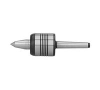 FTVOGUE Precision Steel Live Center MT1 Herramienta de Torno con Punta de 60 Grados Punta de Aleación T10 45 a 50 HRC 0,01 Mm Precisión 134 Mm de Longitud para Maquinistas de Torno CNC y Metalurgia