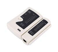 FTVOGUE Probador de Cables de Red, Material Plástico, Fácil Resolución de Problemas, para Cables RJ45 RJ11 RJ12, Uso Doméstico u Oficina