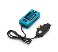 FTVOGUE Probador de Fallas de Circuito Automotriz, Probador de Fusibles para Automóvil de 20 A con Pantalla LCD Retroiluminada Azul y Luz Frontal para Vehículos Domésticos y Comerciales