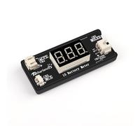 FTVOGUE Probador de Voltaje de Batería RC 4 Canales Medidor LiPo LiFe | Compatible con Conectores Micro JST 1.25 PH2.0 MX2.0 JST, Diseño Compacto para Barcos RC y Quads