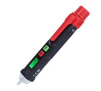 FTVOGUE Probador de Voltaje sin Contacto Pluma Herramienta de Prueba de Plástico AC12 a 1000 V Sensibilidad Ajustable Alarma de Luz de Sonido Pantalla de Barra de 4 Niveles para Trabajos Eléctricos y