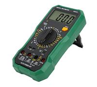 FTVOGUE Probador Eléctrico Digital LED Multímetro con ABS Mecanizado de Precisión para Fábrica y Laboratorio, Pantalla LCD Grande