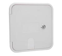 FTVOGUE Puerta de Escotilla para Cables RV Material ABS 8,7 X 8,3 Pulgadas Cubierta Segura para Cable de Alimentación con 2 Llaves Diseño Resistente a la Intemperie para Almacenamiento Eléctrico de