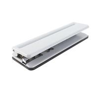 FTVOGUE Punchador Ajustable en Forma de Champiñón de 12 Agujeros 6 Hojas A4 Capacidad A4 Papeto de Unión de Papel de Hoja Suelta con Coleccionista de Chatarra de Papel de Regla de (GREY)
