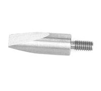 FTVOGUE Puntos de Contacto de Sonda Indicadora de Dial de Acero de Tungsteno con Rosca M2.5 con Bordes Planos para Reemplazo de Indicador de Cuadrante (Lado del filo del cuchillo)