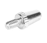 FTVOGUE Puntos de Contacto de Sonda Indicadora de Dial de Acero de Tungsteno con Rosca M2.5 con Bordes Planos para Reemplazo de Indicador de Cuadrante (Cabezal lateral estándar de acero blanco B1)