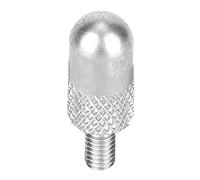 FTVOGUE Puntos de Contacto de Sonda Indicadora de Dial de Acero de Tungsteno con Rosca M2.5 con Bordes Planos para Reemplazo de Indicador de Cuadrante (Cabeza lateral curvada)
