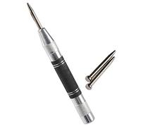 FTVOGUE Punzón Central, HSS Ajustable, Perforador Automático de Alta Resistencia para Hoyuelos Precisos en Madera y Metal (FTVOGUEmx1pbugiwz-210315ZY01-3)