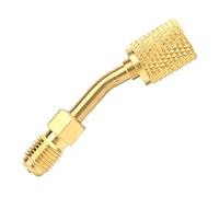 Ftvogue R410A 1/4 pulg. SAE Macho a 5/16 pulg. Hembra Adaptador SAE Bomba de vacío Dividido Aire Acondicionado Servicio de refrigeración(AD87-45)