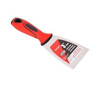FTVOGUE Raspador de Pintura de 3 Pulgadas, Herramienta de Masilla de Acero Inoxidable con Ergonómico Antideslizante para Reparación de Paredes y Eliminación de Pintura