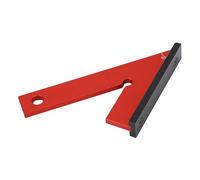 FTVOGUE Regla de ángulo Cuadrado de Ingeniero Maquinista de 45 Grados, Aleación de Aluminio, Bisel Preciso y Base Resistente para Escritura e Inspección