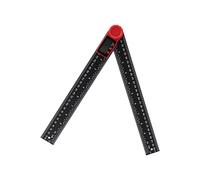 FTVOGUE Regla de ángulo de Pantalla Digital Herramienta de Medición ABS 2 en 1 Transportador de Bloqueo de 360 grados con Resolución de 0,05 para una Medición de ángulo Precisa (300 mm)