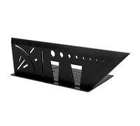 FTVOGUE Regla de Carpintería 2 Piezas Regla de ángulo de Trazador de Carpintería 3D Herramienta de Medición Liviana para Marcado y Escuadrado de Diseño de ángulo Biselado en Uso de (BLACK)