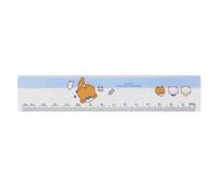 FTVOGUE Regla de Plástico de 15 Cm, Regla de Medición Recta con Patrón de Dibujos Animados, Bordes Ondulados, Material Plástico, Escala Precisa para Estudiantes, Niños, Escuela, Oficina, Dibujo