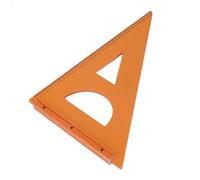 FTVOGUE Regla Triangular de Posicionamiento, Regla Cuadrada Grabada en Plásticos de Ingeniería para Carpintería y Carpintería, Medición Precisa con Deslizador de Tuerca de Tornillo, 45 X 30 Cm