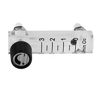 FTVOGUE Regulador de Gas CaudalíMetro 0-3Lpm Medidor de Flujo con VáLvula de Control para OxíGeno/Aire/Gas