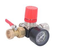 FTVOGUE Regulador de Herramientas Neumáticas, Regulador de Compresor de Aire 0-180 PSI, Válvula de 4 Vías para Herramientas Neumáticas Versátiles 1/4/4/8 Pulgadas (1/2 pulgada)