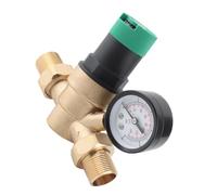 FTVOGUE Regulador de Presión de Agua de Latón, Válvula Ajustable de 1-6 Bar con Dial, Control Preciso para Grifos y Calentadores de Agua a Gas sin Tanque (3/4 pulgada (DN20))