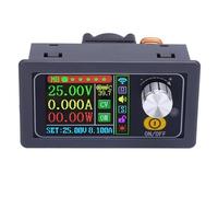 FTVOGUE Regulador de Voltaje Ajustable, Material ABS, Pantalla Digital, Entrada CC 6-55 V Salida 0-50 V para Laboratorios y Proyectos Electrónicos