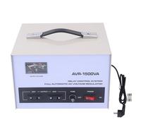 FTVOGUE Regulador de Voltaje de una Sola Fase de 1500W Pase hacia Abajo Transformador de Alta Potencia Estabilidad de Electrónica (Enchufe de la UE de 160-250V)