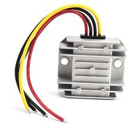 FTVOGUE Regulador de Voltaje Regulador de Aluminio Disco de Calor de Aluminio IP68 Motores Impermeables de Navegación de Automóvil (5V 5A)
