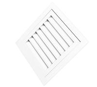 FTVOGUE Rejilla de Ventilación de Aluminio con Malla, Cubierta de Pared Louvred para Espacios Interiores Hoteles Oficinas