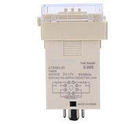 FTVOGUE Relé de Tiempo con Pantalla Digital LED Relé de Retardo de Ciclo Ajustable ATS48A 20 DC12V 0,1 S a 99,9 S Control de Sincronización de Pantalla LED para Equipos de Maquinaria de