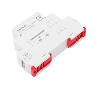 FTVOGUE Relé de Tiempo, Interruptor de relé de Retardo de Salida de Pulso ABS AC DC 12 V a 240 V con Indicador LED, Control de Retardo de Tiempo Multifuncional para Técnicos de Paneles de