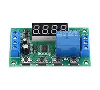 FTVOGUE Relé Temporizador Módulo de Interruptor de Retardo Programable de 24 Funciones con Control de Tiempo Ajustable para Válvula Solenoide Bomba de Agua Luz del Motor (24V)