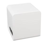 FTVOGUE Reloj de Luz Nocturna, Reloj Digital de Cubo LED ABS con Batería Recargable de 3600 MAh, Control Táctil Regulable de 3 Temperaturas de Color, para Dormitorio, Cabecera, Camping, Interior