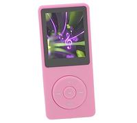 FTVOGUE Reproductor MP3 MP4, Reproductor de Música Portátil ABS con Memoria de 8GB 64GB Ampliable, Pantalla TFT de 1.8 Pulgadas, Radio FM Grabadora de Voz 30 Horas de Reproducción para Deportes (PINK)
