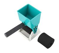 FTVOGUE Rodillo Aplicador de Pegamento Portátil de 180 Ml, Construcción de Metal Plástico, para Aplicaciones de Muebles y Madera, Tasa de Pegamento Ajustable con Antideslizante (Control de flujo de