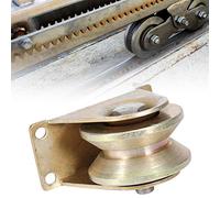 FTVOGUE Rueda de Puerta Corrediza, Material de Acero para un Funcionamiento Suave, Diseño Liviano, Rodillo de 60 Mm para Uso Doméstico y Hotelero