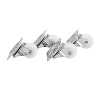 FTVOGUE Ruedas Giratorias de 4 Piezas de 1 Pulgada, Capacidad de 20 Kg, Material de Nailon, Rotación Suave y Resistente con Placa Base Fuerte para Carrito, Accesorios para Muebles