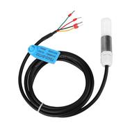 FTVOGUE Sensor de Humedad de Temperatura Compacta - Carcasa de Acero Inoxidable a Prueba de óxido - para Monitoreo de la Sala de Computadoras (Sht30)
