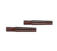 FTVOGUE Set de Alero Tafer Tafer de Morse de 2 Piezas ásperas Premium -Reamer de Mano de Gehake -Gehak de Acero Al Alto Carbono para Cortar Precisos MT3#, MT4# para Uso Industrial (MT4# Bisagra