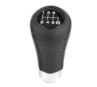 FTVOGUE Shift Knob Joystick Head, Universal Car Vehicle 6 Speed Shift Knob PU Shifter Stick con 3 Mangueras Palanca de Cambios 6 Shift Knobs Intercambiables(Negro)