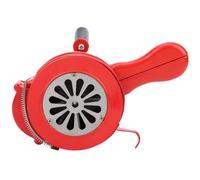 FTVOGUE Sirena de Manivela Alarma Manual de 120 DB con Carcasa Metálica para Seguridad de Emergencia en Escuelas, Fábricas y Defensa Aérea