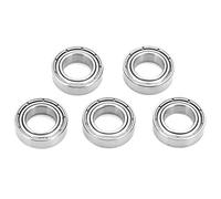 FTVOGUE SMR148ZZ Rodamientos de bolas de acero inoxidable, 5 rodamientos de bolas blindados de metal, 8 x 14 x 4, doble junta