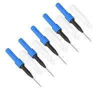 FTVOGUE Sonda de Prueba, Material de Latón, Kit de 5 Piezas para Diagnóstico Automotriz, Corriente Máxima de 10 A, 30 V CA, 60 V CC, Adecuada para Diversas Pruebas Eléctricas (BLUE)