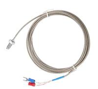 FTVOGUE Sonda de Termopar Tipo K de 4M, Sensor de Alta Temperatura de Rosca M6 BSW para Calentador de Agua y Estufa (#2)