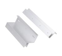 FTVOGUE Soporte de Cerradura Magnética Eléctrica, Soporte de Aleación de Aluminio para Puerta única, Capacidad de 280 Kg para Control de Acceso de Vidrio sin Marco