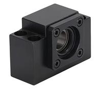 FTVOGUE Soporte de Extremo de Husillo de Bolas BK15, Bloque de Rodamiento de Husillo de Bolas de Acero Al Carbono para Máquina Herramienta CNC SFU1605 SFU1204