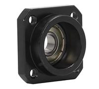 FTVOGUE Soporte de Extremo de Husillo de Bolas Bloque de Rodamiento de Husillo de Bolas de Acero Al Carbono FF12 12 Mm Rotación Estable de Alta Precisión Tamaño Compacto para Enrutadores CNC SFU1204