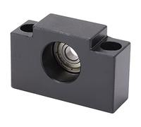 FTVOGUE Soporte de Husillo de Bolas, Soporte de Extremo de Tornillo de Acero Al Carbono para SFU1605 SFU1204, Bloque de Rodamiento de Rendimiento Estable para Maquinaria CNC