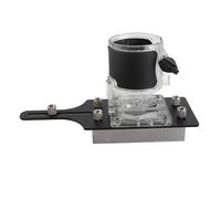 FTVOGUE Soporte de Ranura de Sujetador 2 en 1, Base de Enrutador de Carpintería Máquina de Corte de 65 Mm con Tornillos Ajustables y Línea de Posicionamiento, para Gabin (Tipo 1)