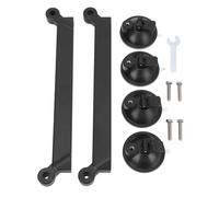 FTVOGUE Soporte de Ventosa para Techo Solar Satelital, Soporte de Coche ABS para Mini Antena Parabólica, Compacto para Ventana de Barco RV con 4 Ventosas Fuertes para Señal Estable Mientras Viaja