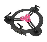 FTVOGUE Soporte Estable para Torneado de Madera, Accesorios para Herramientas de Torno de Acero para Torneado de Metal y Madera Redonda, Rango de Sujeción de 0,39 a 4,72 Pulgadas, Tamaño de 15,75 X