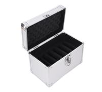 FTVOGUE Soporte para CD, Estuche de Almacenamiento para CD y DVD, Organiza 6 CD o DVD con Diseño Negro Clásico para Viajes en Coche, Oficina o en Casa